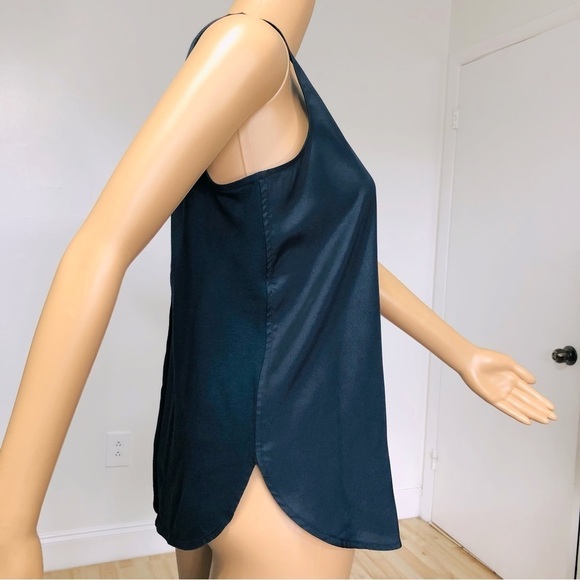 Banana Republic dark green sleeveless top Size S - Picture 3 of 6